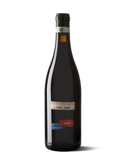 photograph of a bottle of wine