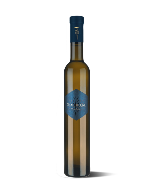 photograph of a tall, thin, wine bottle