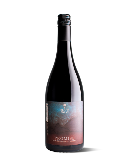 photograph of a wine bottle