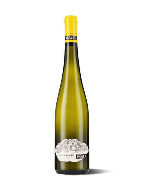 photograph of a tall bottle of beautiful wine