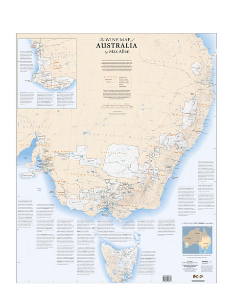 Wine Map of Australia by Max Allen