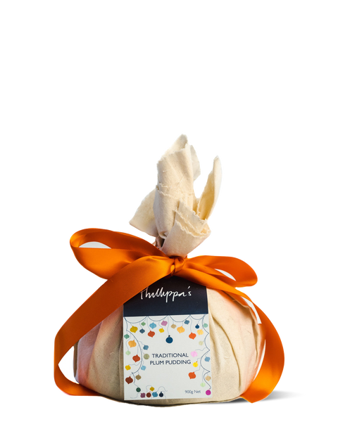 photograph of Christmas pudding, wrapped