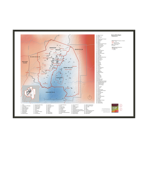 Barossa Wine Region Map