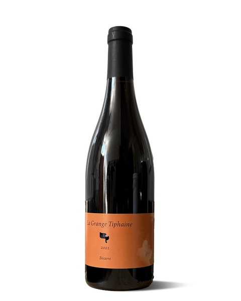 photograph of a wine bottle