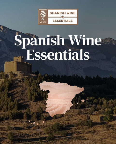 graphic with logo, text and map over landscape photograph