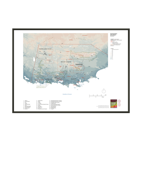 Great Southern Wine Region Map