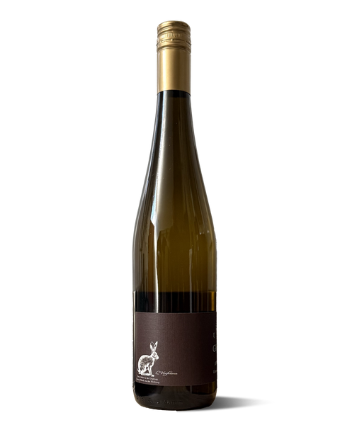 photograph of a wine bottle
