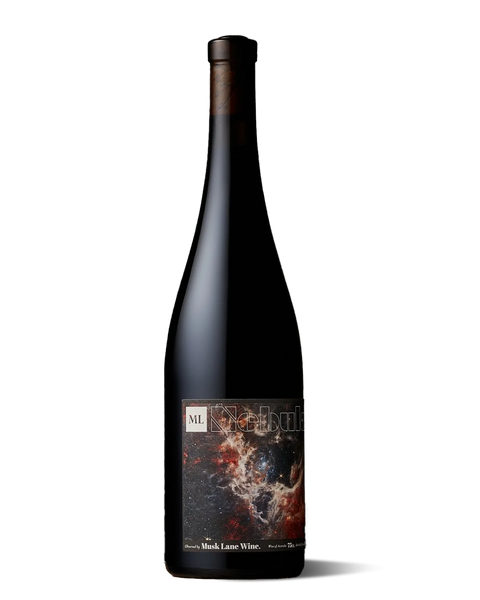 photograph of tall wine bottle