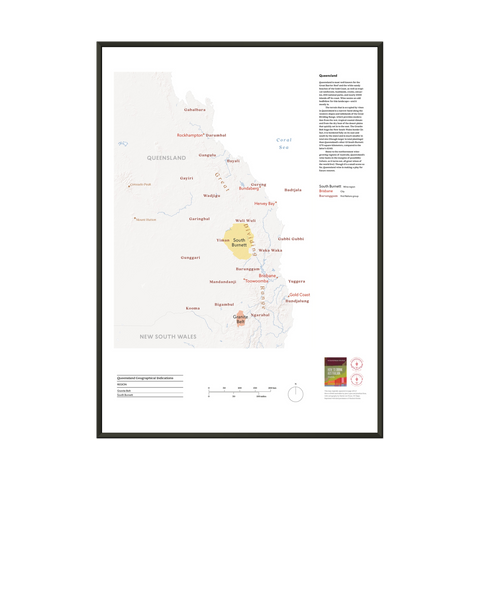 Queensland Wine Regions Map