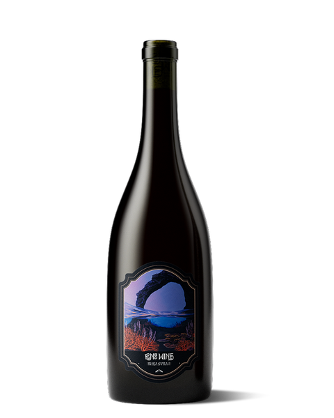 photograph of wine bottle