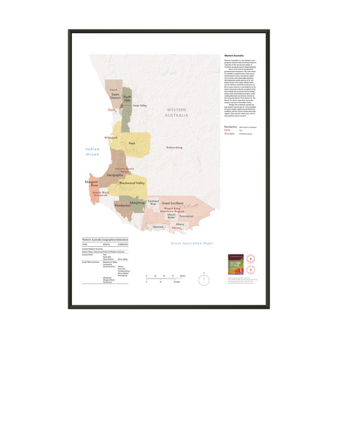 Western Australia Wine Regions Map