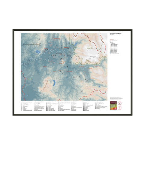 Yarra Valley Wine Region Map